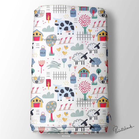 Kid's Wholesale Digital Printed Fabric For Baby Garment Manufacturer Kid's Wholesale Digital Printed Fabric For Baby Garment Manufacturer