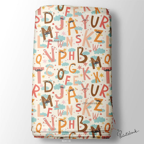 Kid's Digital Printed Fabric Manufacturer Kid's Digital Printed Fabric Manufacturer