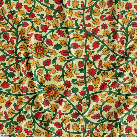 Kalamkari printed Fabric wholesale Kalamkari printed Fabric wholesale