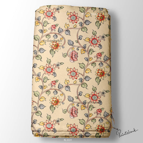 Kalamkari printed Fabric wholesale Kalamkari printed Fabric wholesale