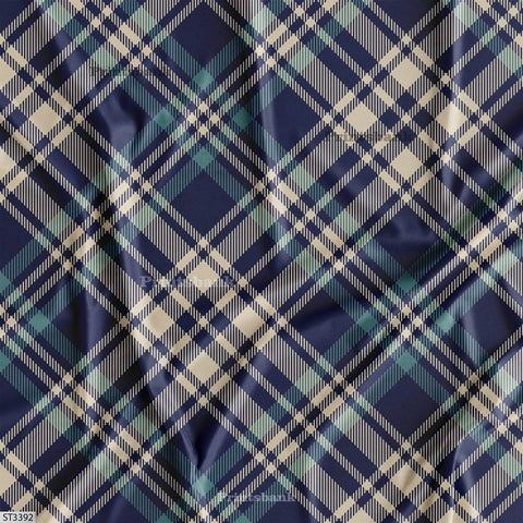 Wholesale Checks Printed Fabric in Surat Wholesale Checks Printed Fabric in Surat