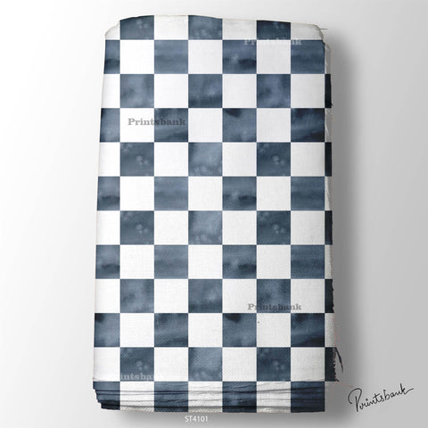 Checks Digital Printed Fabric Manufacturer Checks Digital Printed Fabric Manufacturer