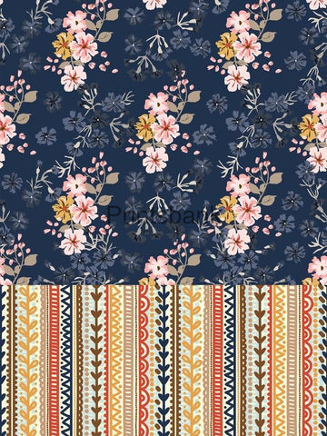 Wholesale Cambric Dress Material Top & Bottom Set Wholesale Cambric Dress Material Top & Bottom Set