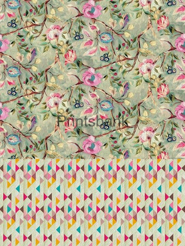 Wholesale Cambric Dress Material Top & Bottom Set Wholesale Cambric Dress Material Top & Bottom Set