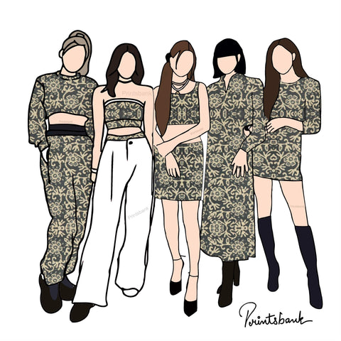 Trending Batik Print Fabric Trending Batik Print Fabric