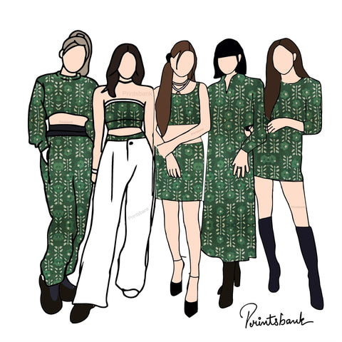 Trending Batik Print Fabric Trending Batik Print Fabric