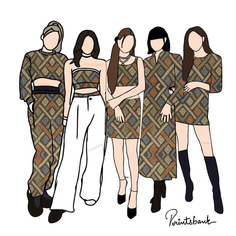 Trending Batik Print Fabric Trending Batik Print Fabric