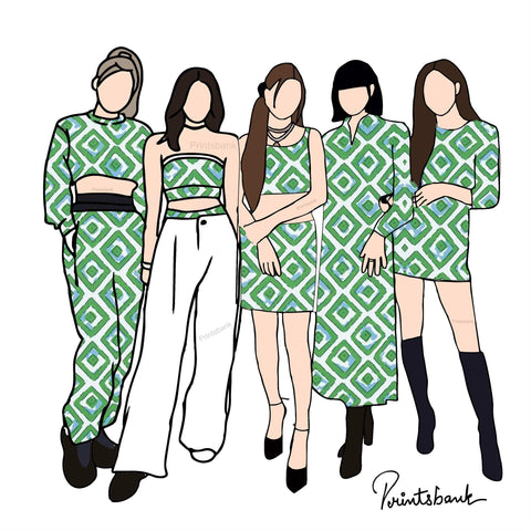 Trending Batik Print Fabric Trending Batik Print Fabric