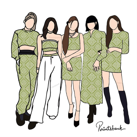 Trending Batik Print Fabric Trending Batik Print Fabric