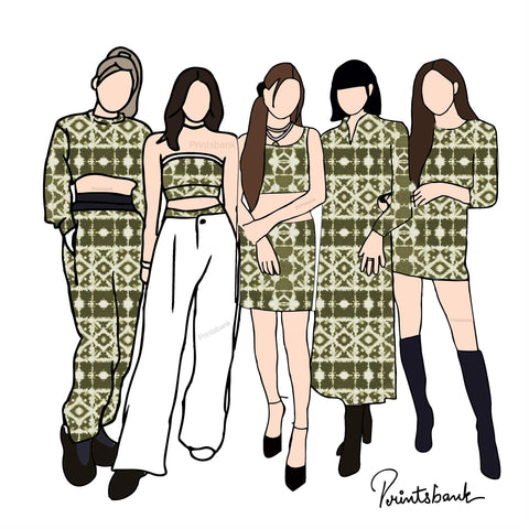 Trending Batik Print Fabric Trending Batik Print Fabric