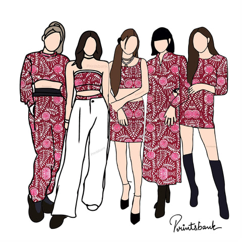 Trending Batik Print Fabric Trending Batik Print Fabric