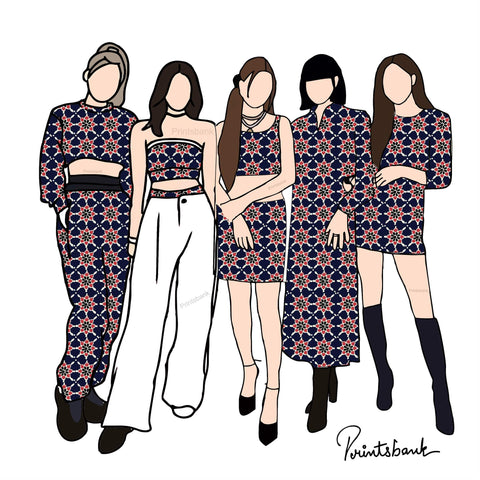 Trending Batik Print Fabric Trending Batik Print Fabric