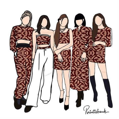 Trending Batik Print Fabric Trending Batik Print Fabric