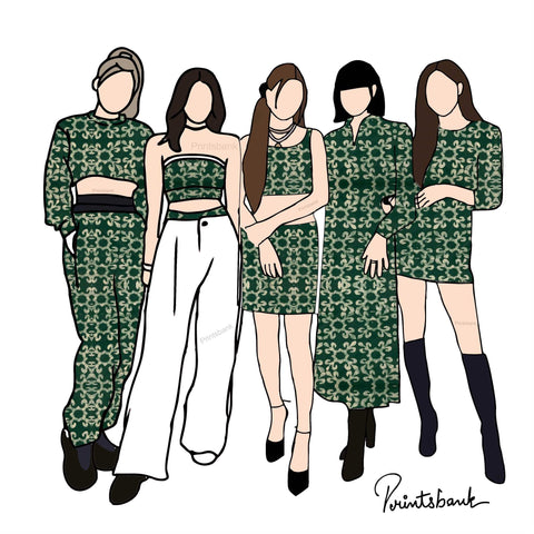 Trending Batik Print Fabric Trending Batik Print Fabric