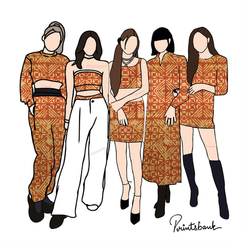 Trending Batik Print Fabric Trending Batik Print Fabric