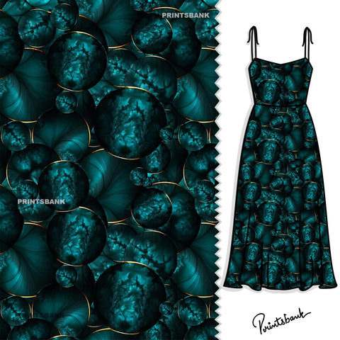 Abstract Designer 3D Printed Fabric Material Abstract Designer 3D Printed Fabric Material