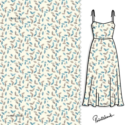 Artistic Leaf Digital Printed Material Artistic Leaf Digital Printed Material