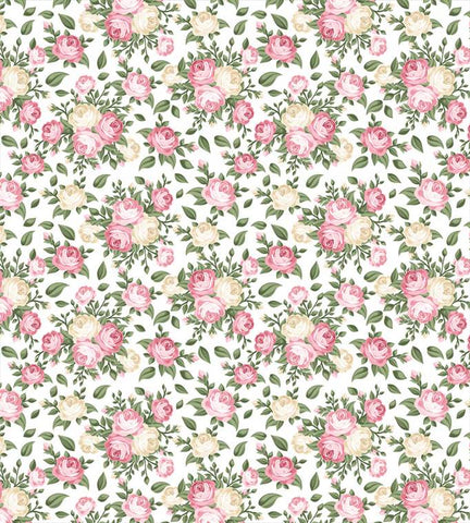 Pink Rose Digital Printed Fabric Material Pink Rose Digital Printed Fabric Material