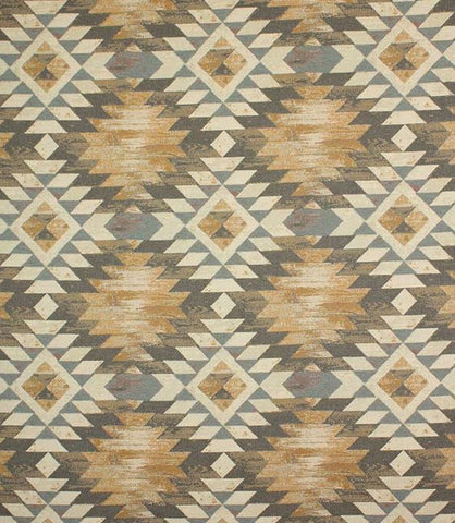 Coffee Color Geometrical Ikat Digital Printed Fabric Material Coffee Color Geometrical Ikat Digital Printed Fabric Material