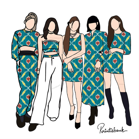 IKAT PRINT FABRIC IKAT PRINT FABRIC