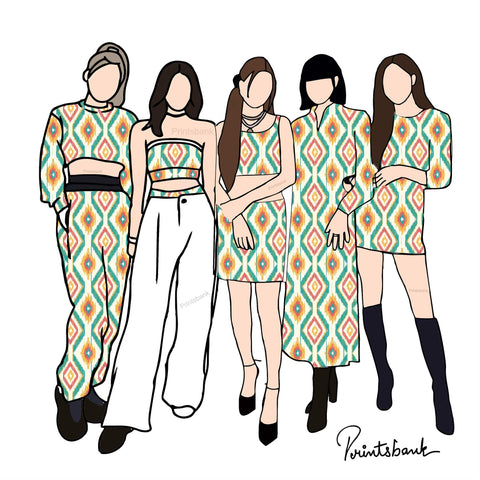 IKAT PRINT FABRIC IKAT PRINT FABRIC