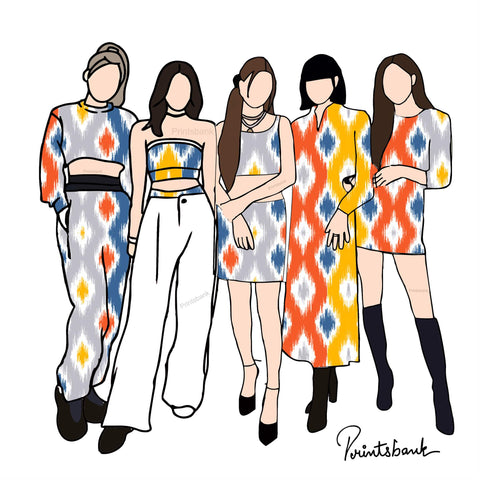 IKAT PRINT FABRIC IKAT PRINT FABRIC