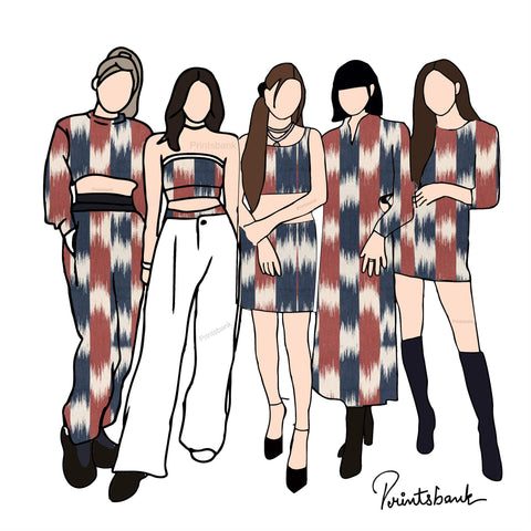 IKAT PRINT FABRIC IKAT PRINT FABRIC