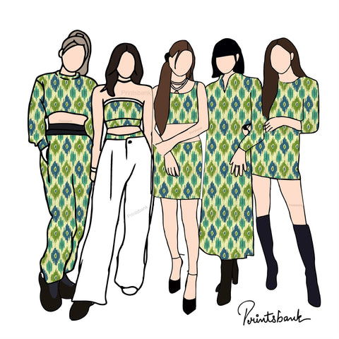 IKAT PRINT FABRIC IKAT PRINT FABRIC