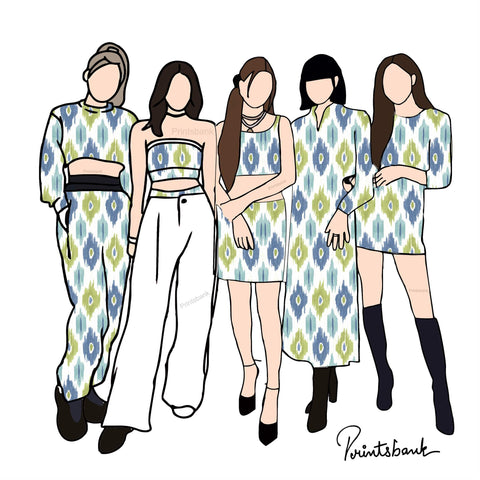 IKAT PRINT FABRIC IKAT PRINT FABRIC