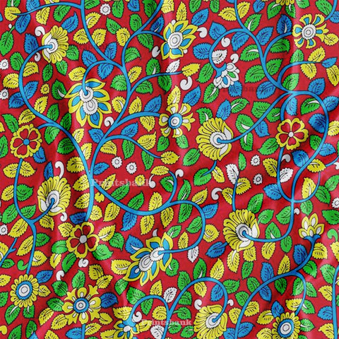 Trending Kalamkari Print Fabric Trending Kalamkari Print Fabric