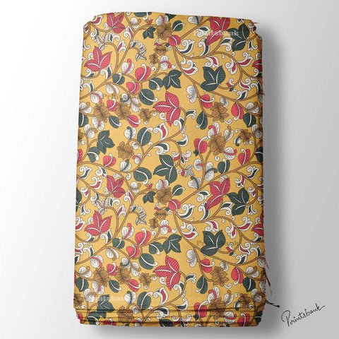 Trending Kalamkari Print Fabric Trending Kalamkari Print Fabric
