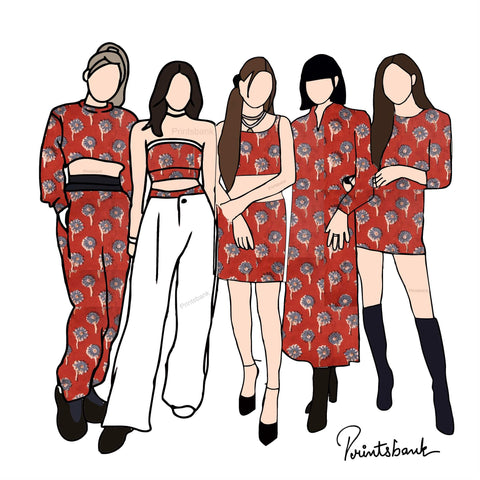 Trending Kalamkari Print Fabric Trending Kalamkari Print Fabric