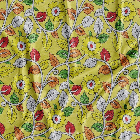 Trending Kalamkari Print Fabric Trending Kalamkari Print Fabric