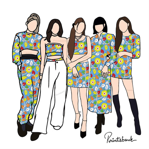 Trending Kalamkari Print Fabric Trending Kalamkari Print Fabric