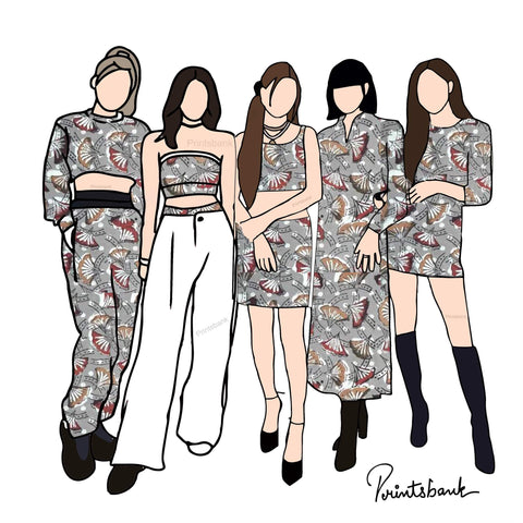 Trending Kalamkari Print Fabric Trending Kalamkari Print Fabric