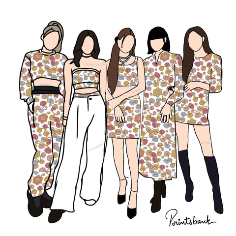 Trending Kalamkari Print Fabric Trending Kalamkari Print Fabric