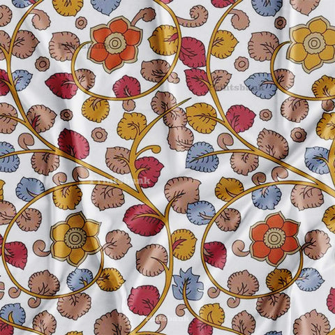Trending Kalamkari Print Fabric Trending Kalamkari Print Fabric