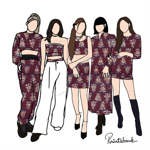 Trending Kalamkari Print Fabric Trending Kalamkari Print Fabric