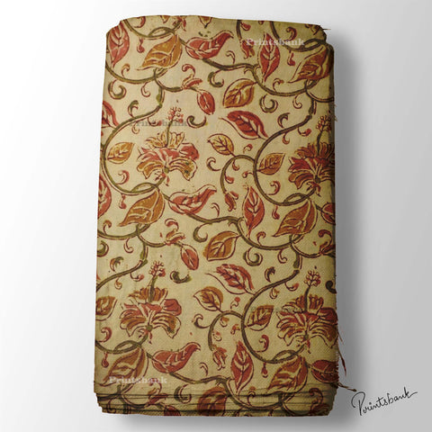 Trending Kalamkari Print Fabric Trending Kalamkari Print Fabric