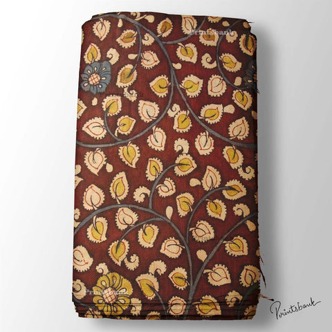 Trending Kalamkari Print Fabric Trending Kalamkari Print Fabric