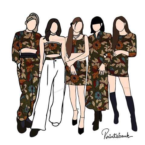 Trending Kalamkari Print Fabric Trending Kalamkari Print Fabric