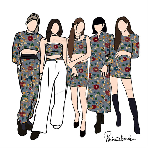 Trending Kalamkari Print Fabric Trending Kalamkari Print Fabric