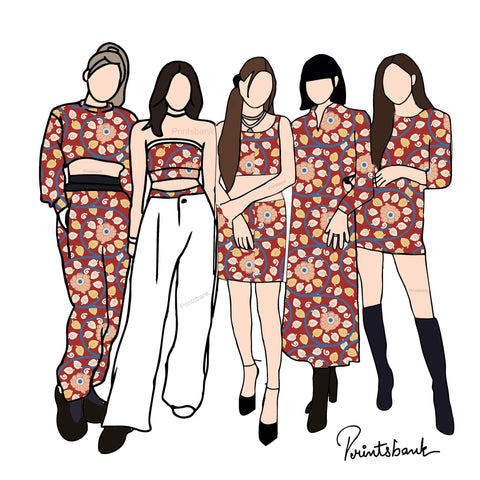 Trending Kalamkari Print Fabric Trending Kalamkari Print Fabric