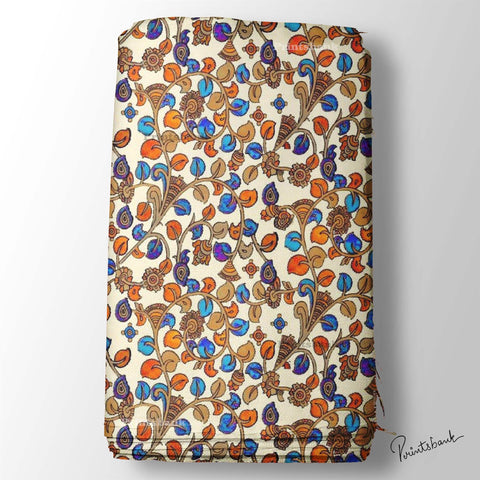 Trending Kalamkari Print Fabric Trending Kalamkari Print Fabric