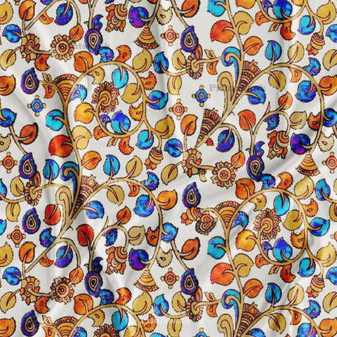 Trending Kalamkari Print Fabric Trending Kalamkari Print Fabric
