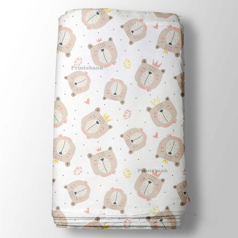 King Tady Bear Pastel Kid's Print For Baby King Tady Bear Pastel Kid's Print For Baby