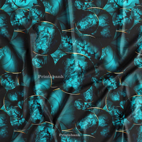 Abstract Designer 3D Printed Fabric Material Abstract Designer 3D Printed Fabric Material