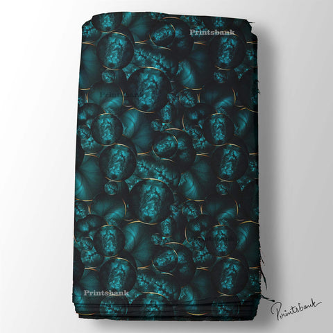 Abstract Designer 3D Printed Fabric Material Abstract Designer 3D Printed Fabric Material