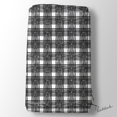 Black And White Checks Digital Printed Fabric For Shirt Dress Material Black And White Checks Digital Printed Fabric For Shirt Dress Material