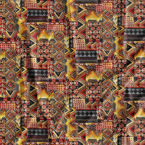 Abstract Geometrical Patch Print Design Abstract Geometrical Patch Print Design